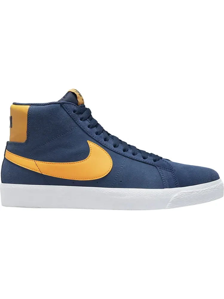 Кроссовки Nike Zoom Blazer Mid SB 'Michigan' — изображение 1 из 1, синий