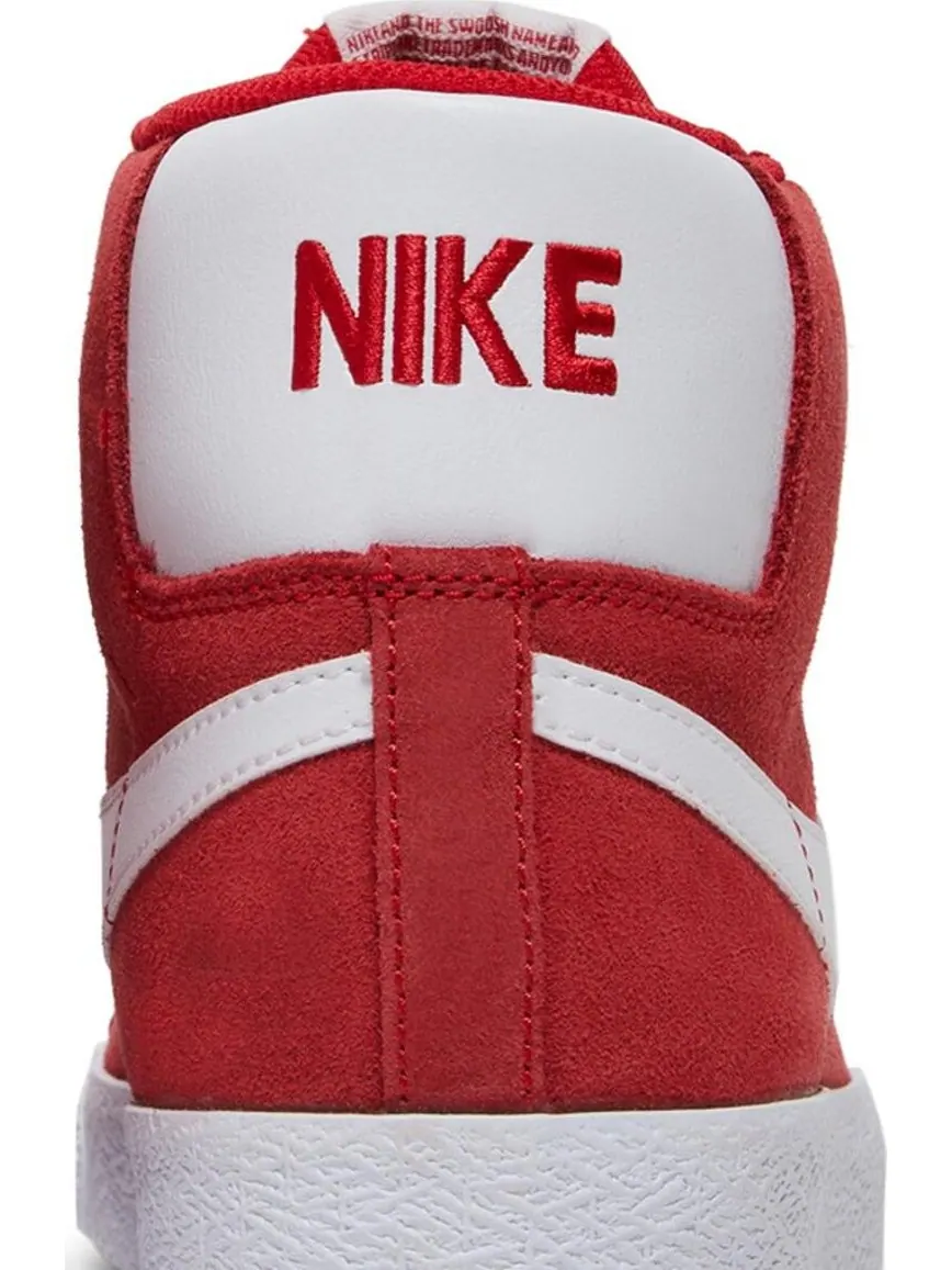 Кроссовки Nike Zoom Blazer Mid SB 'University Red' — изображение 7 из 8, красный