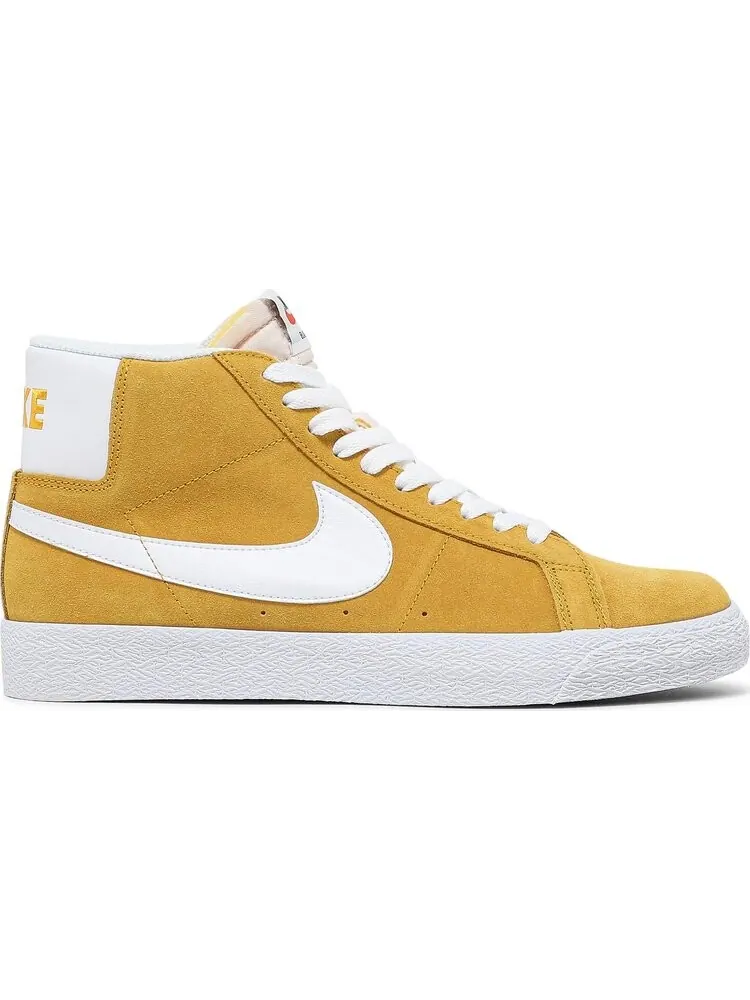 Кроссовки Nike Zoom Blazer Mid SB 'University Gold' — изображение 1 из 8, желтый
