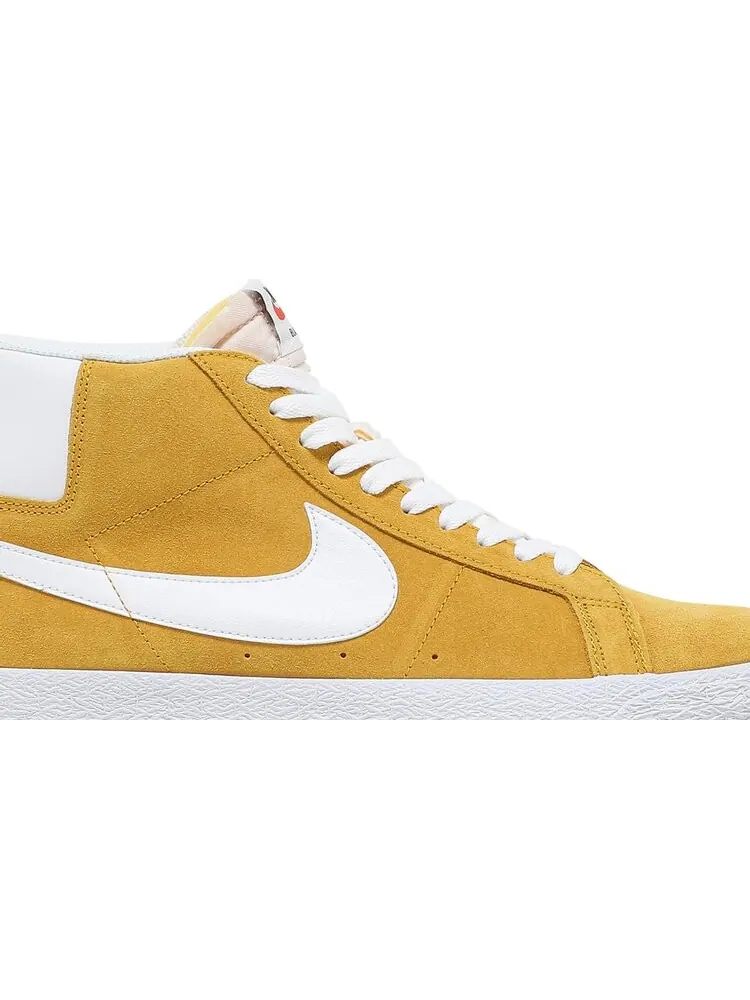 Кроссовки Nike Zoom Blazer Mid SB 'University Gold' — изображение 2 из 8, желтый