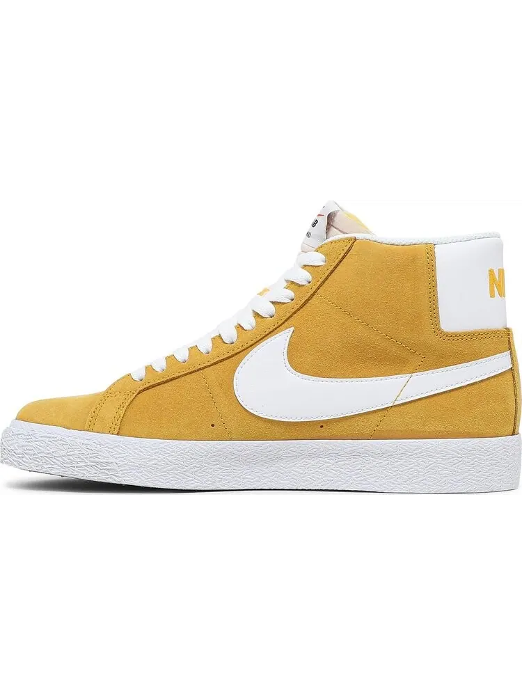 Кроссовки Nike Zoom Blazer Mid SB 'University Gold' — изображение 3 из 8, желтый
