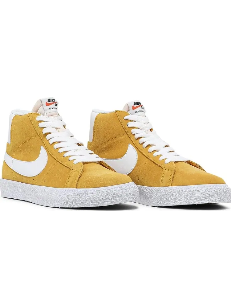 Кроссовки Nike Zoom Blazer Mid SB 'University Gold' — изображение 8 из 8, желтый