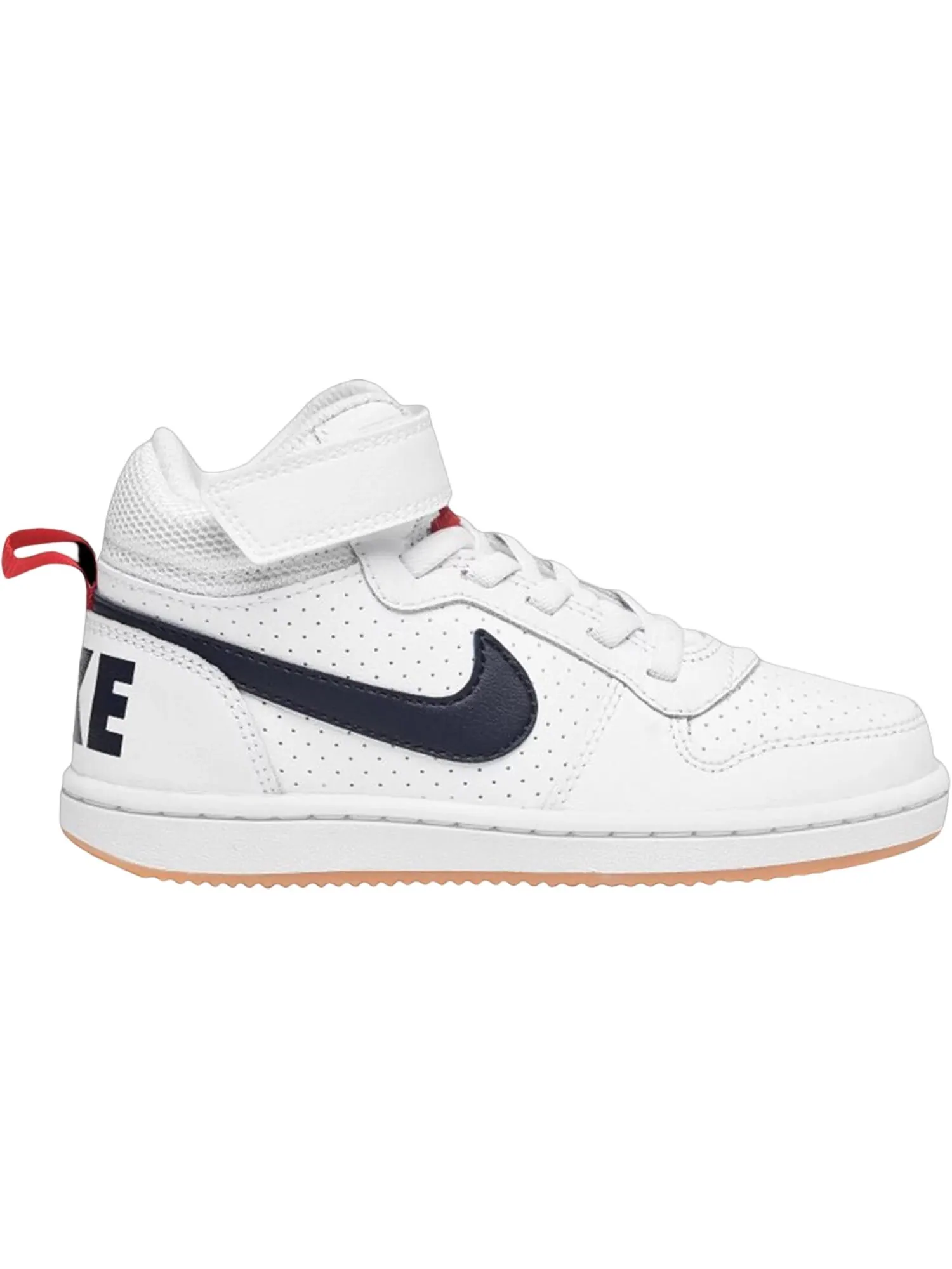 Кеды Nike Court Borough Mid PS — изображение 1 из 1, белый