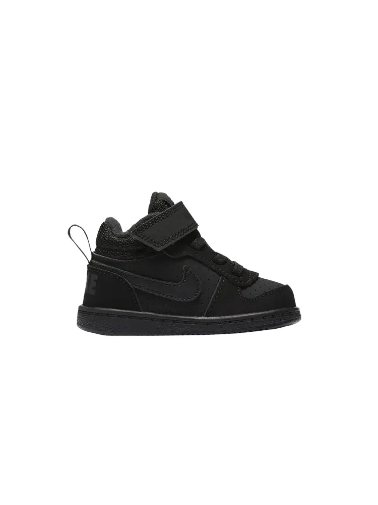 Кроссовки Nike Court Borough Mid TD 'Triple Black' — изображение 1 из 1, черный/черный/черный
