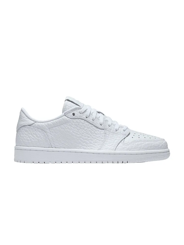Кроссовки Air Jordan Air Jordan 1 Retro Low Swooshless 'Triple White' 2025 — изображение 1 из 1, белый/белый/белый