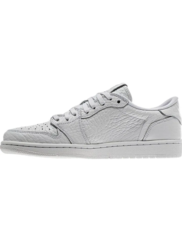 Кроссовки Air Jordan 1 Swooshless Triple White — изображение 3 из 7, белый