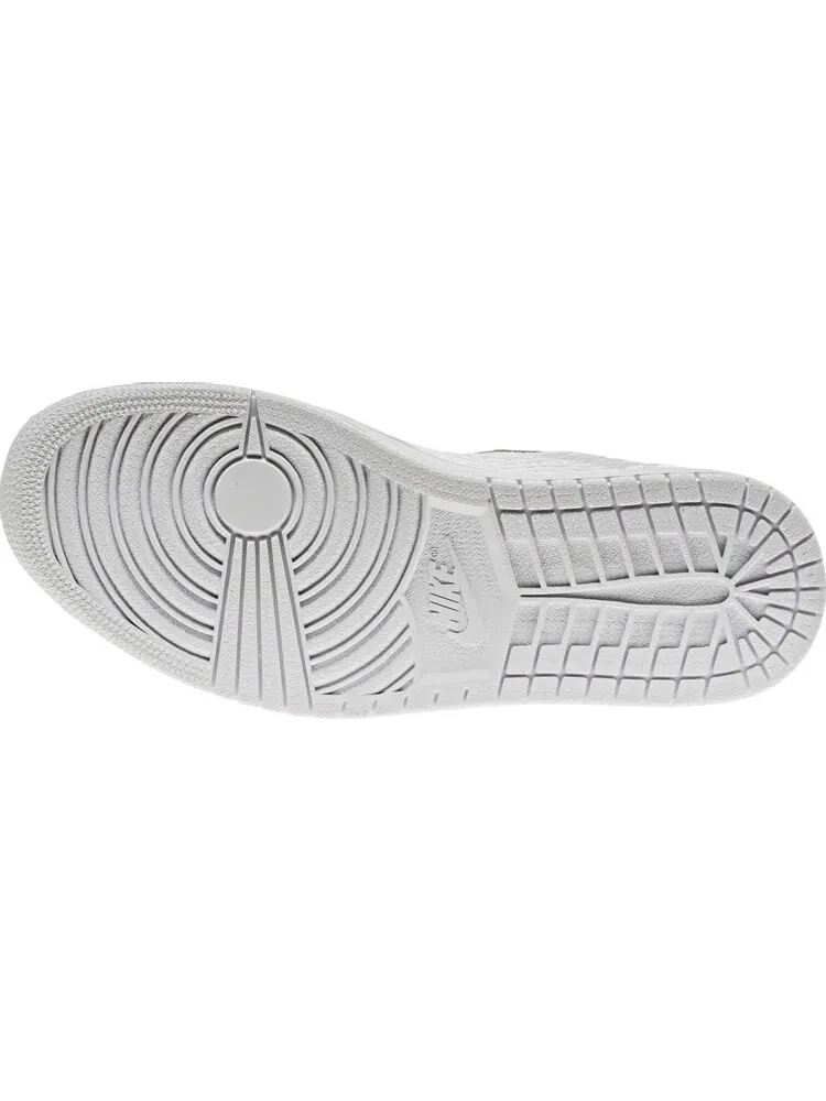 Кроссовки Air Jordan 1 Swooshless Triple White — изображение 4 из 7, белый
