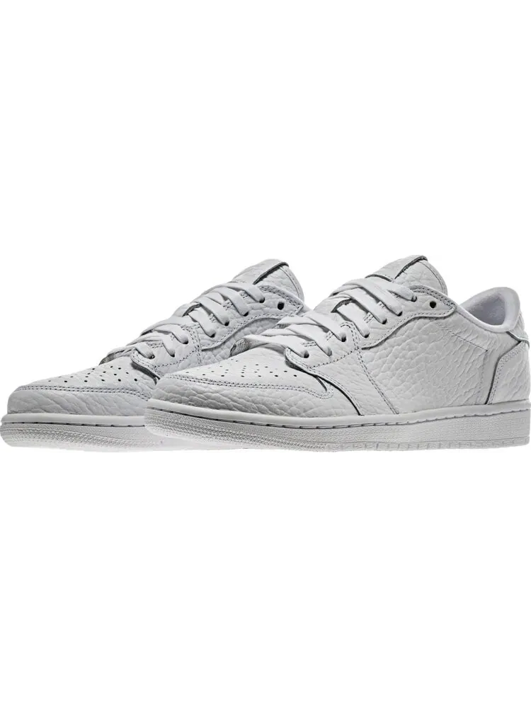 Кроссовки Air Jordan 1 Swooshless Triple White — изображение 5 из 7, белый
