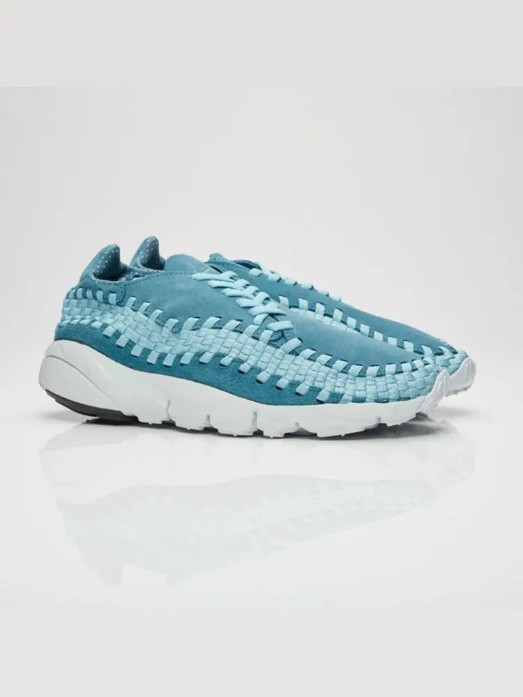 Кроссовки Nike Air Footscape Woven 'Smoky Blue' — изображение 2 из 5, синий/синий-белый