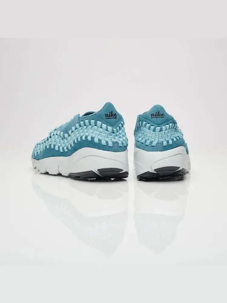 Кроссовки Nike Air Footscape Woven 'Smoky Blue' — изображение 3 из 5, синий/синий-белый