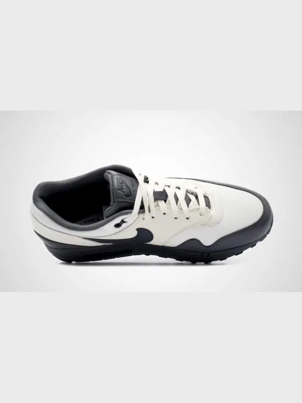 Кроссовки Nike Air Max 1 Premium 'Sail Dark Obsidian' — изображение 2 из 3, серый