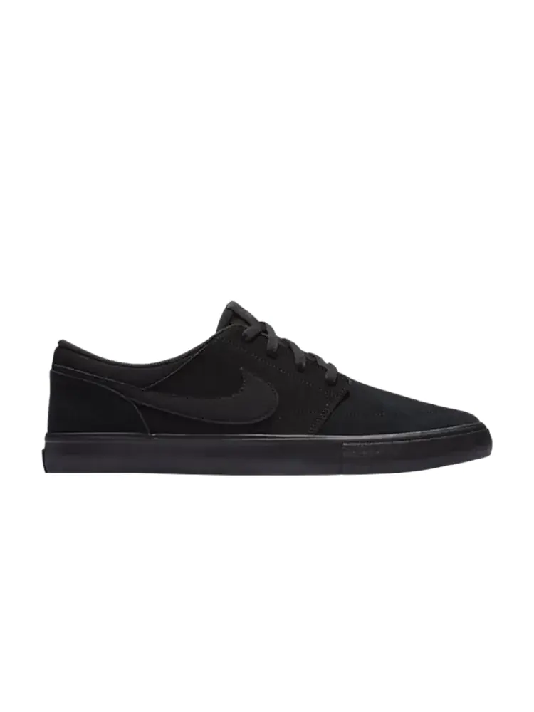 Кроссовки Nike Portmore 2 SB Solar 'Black Anthracite' — изображение 1 из 1, черный