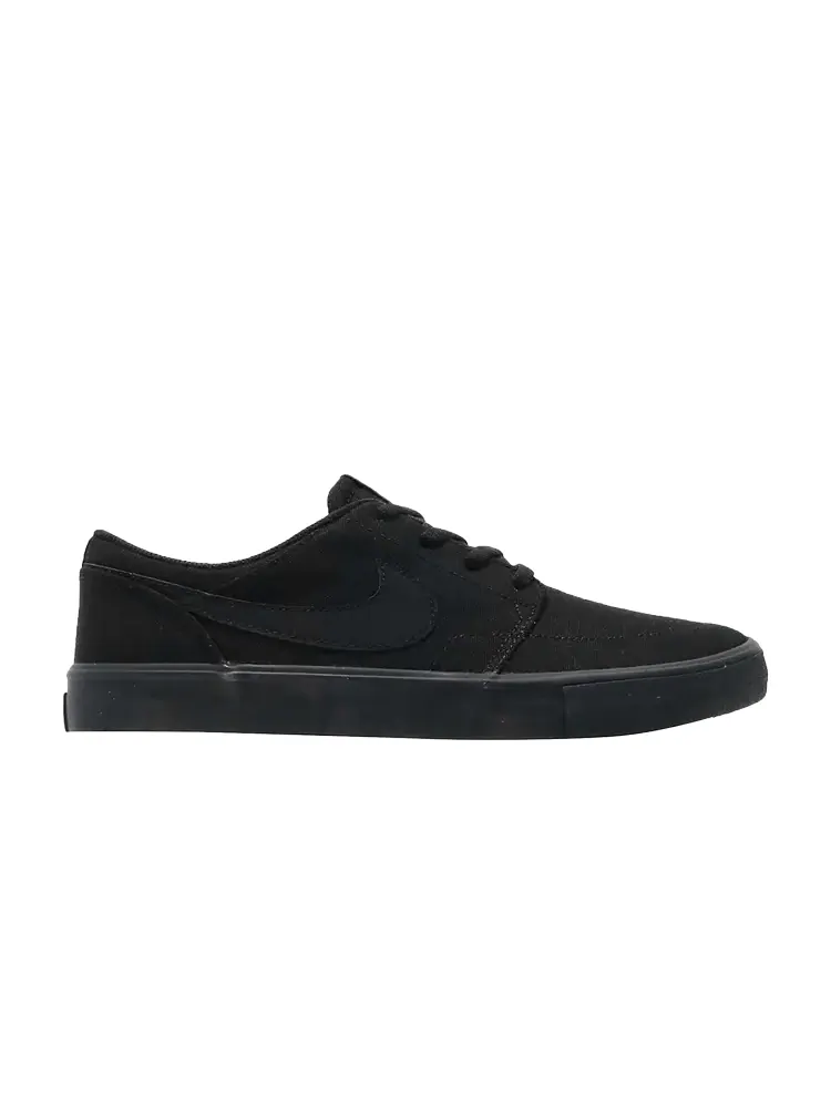 Кроссовки Nike Portmore 2 Canvas SB 'Black' — изображение 1 из 1, черный