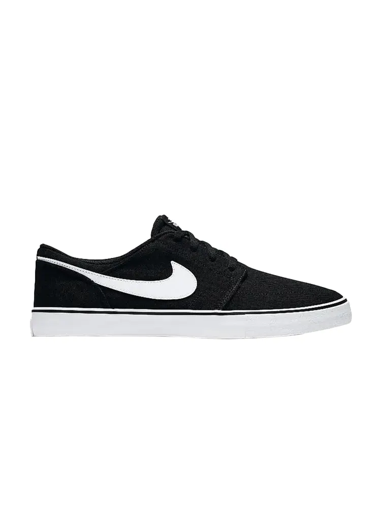 Кроссовки Nike Portmore 2 Solar Canvas SB 'Black White' — изображение 1 из 1, черный