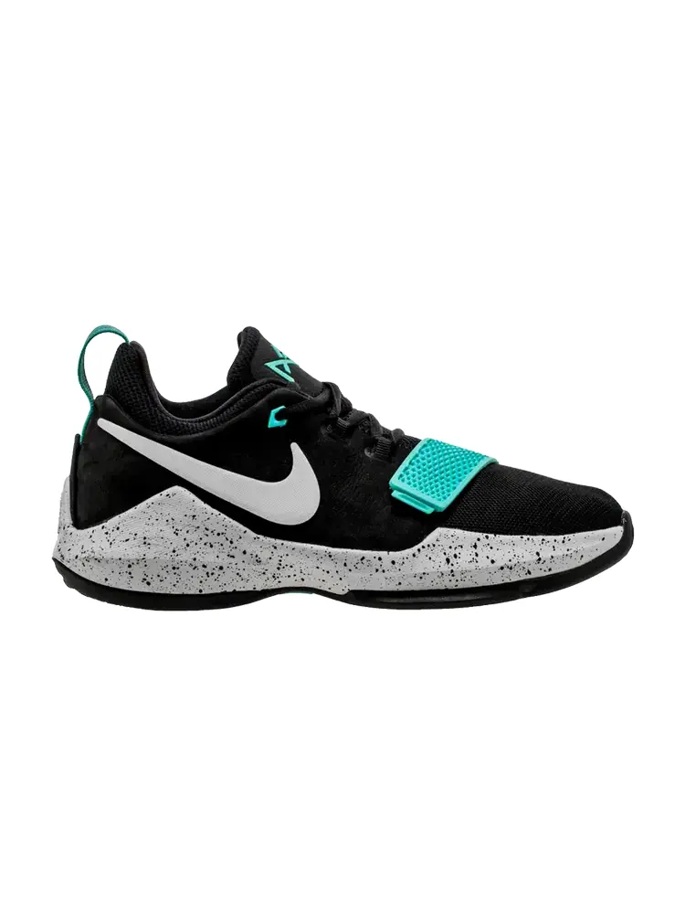 Кроссовки Nike PG 1 GS 'Black Light Aqua' — изображение 1 из 1, черный
