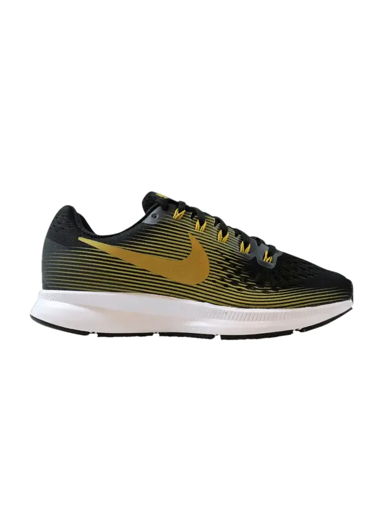 Кроссовки Nike Wmns Air Zoom Pegasus 34 'Black Metallic Gold' — изображение 1 из 1