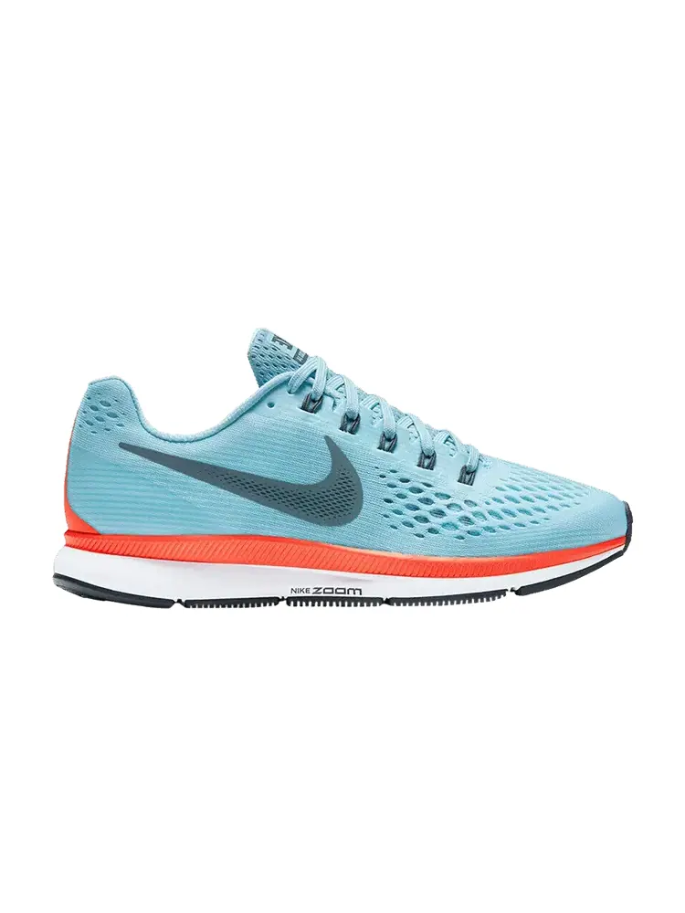 Кроссовки Nike Wmns Air Zoom Pegasus 34 'Ice Blue Crimson' — изображение 1 из 1, синий/яркий/белый/синий