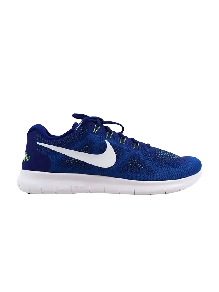 Кроссовки Nike Free RN 2017 'Deep Royal Blue' — изображение 1 из 1, синий