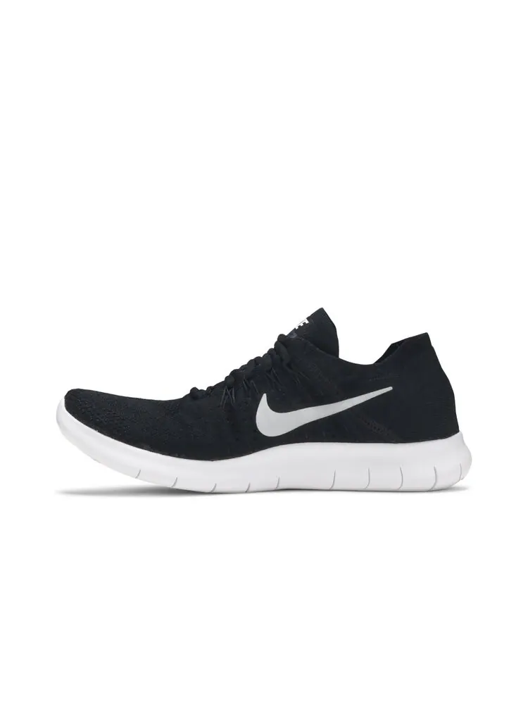 Кроссовки Nike Free RN Flyknit 2017 'Black' — изображение 3 из 4, черный