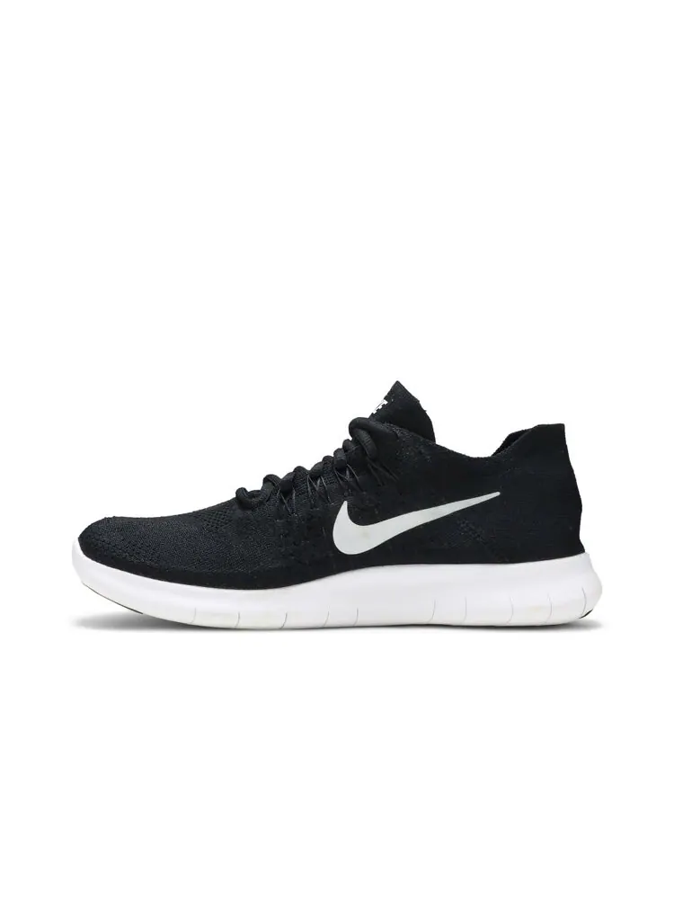 Кроссовки Nike Wmns Free RN Flyknit 2017 'Black' — изображение 3 из 4, черный