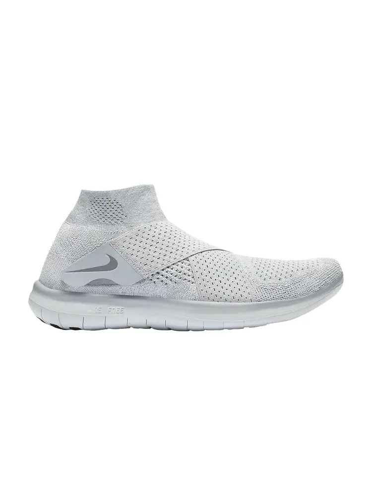 Кроссовки Free RN Motion Flyknit 2017 'Wolf Grey' — изображение 1 из 1, серый