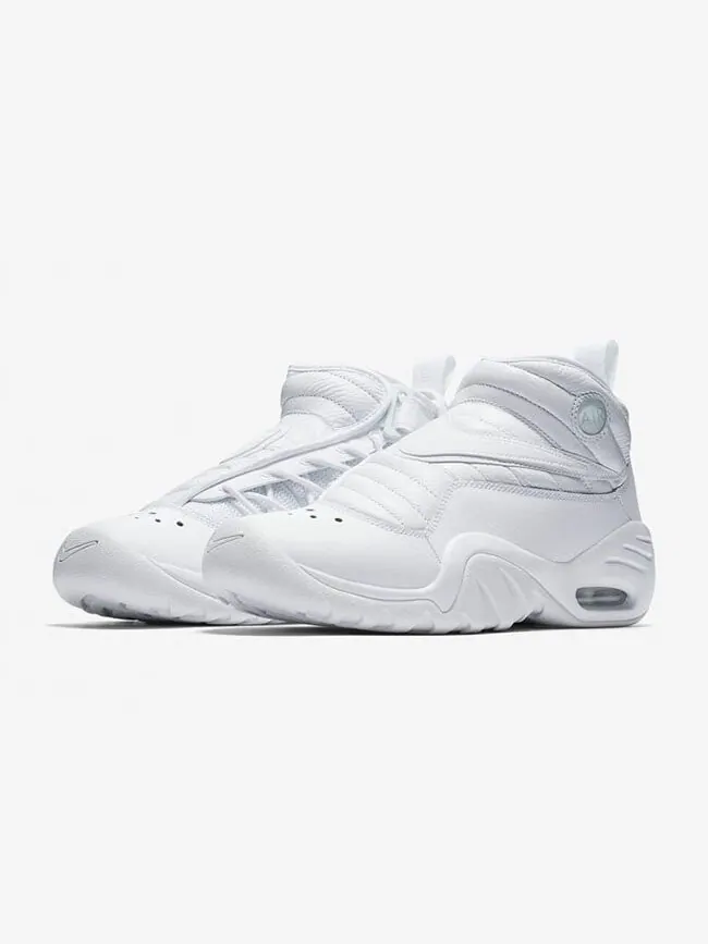 Кроссовки Nike Air Shake Ndestrukt 'Triple White' — изображение 2 из 4, белый