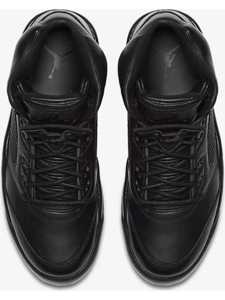 Кроссовки Air Jordan 5 Retro Premium Triple Black — изображение 2 из 5, черный