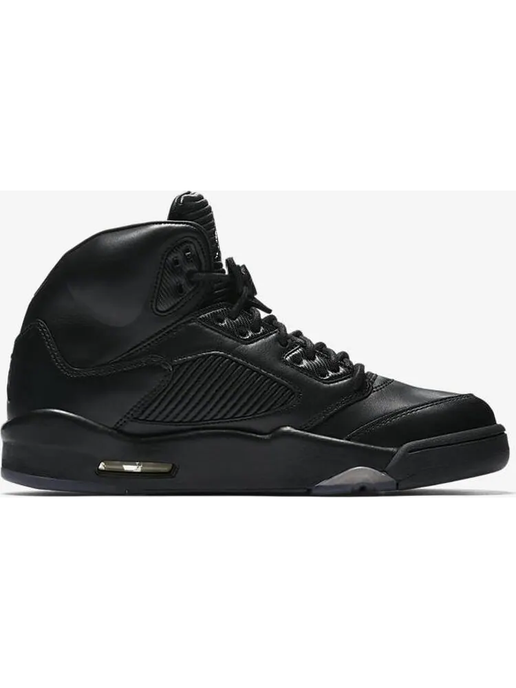 Кроссовки Air Jordan 5 Retro Premium Triple Black — изображение 3 из 5, черный