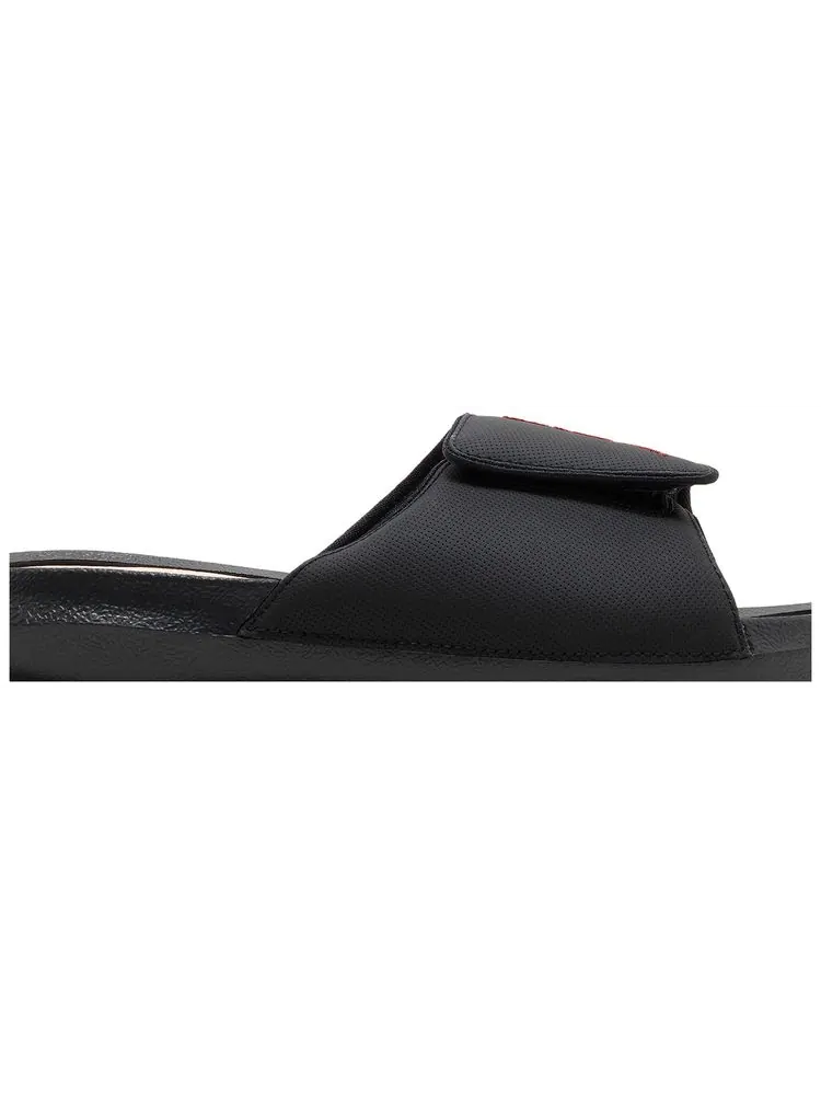 Шлепанцы Air Jordan Jordan Hydro 6 Slide 'Black University Red' — изображение 2 из 4, черный красный