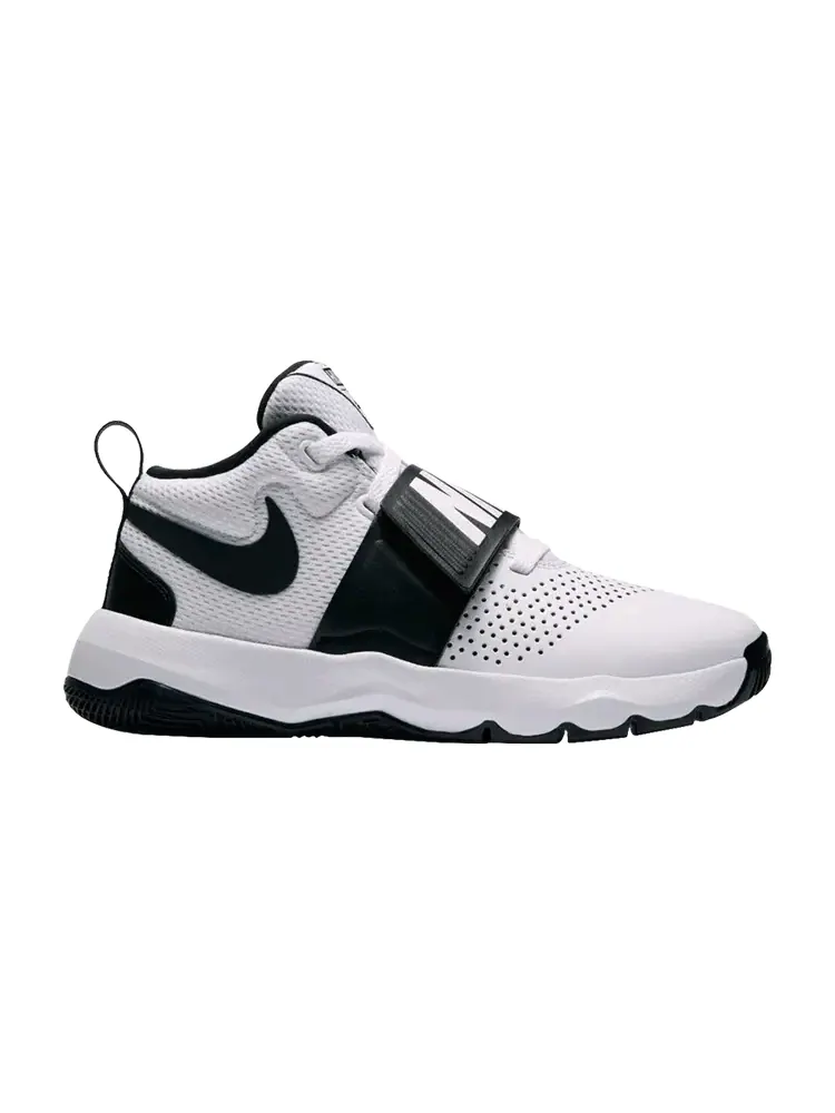 Кроссовки Nike Team Hustle D8 GS 'White Black' — изображение 1 из 1, белый