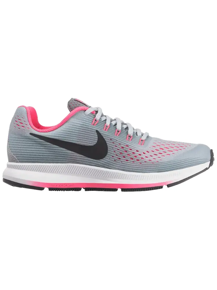 Кроссовки Nike Air Zoom Pegasus 34 GS 'Wolf Grey Pink' — изображение 1 из 1, серый