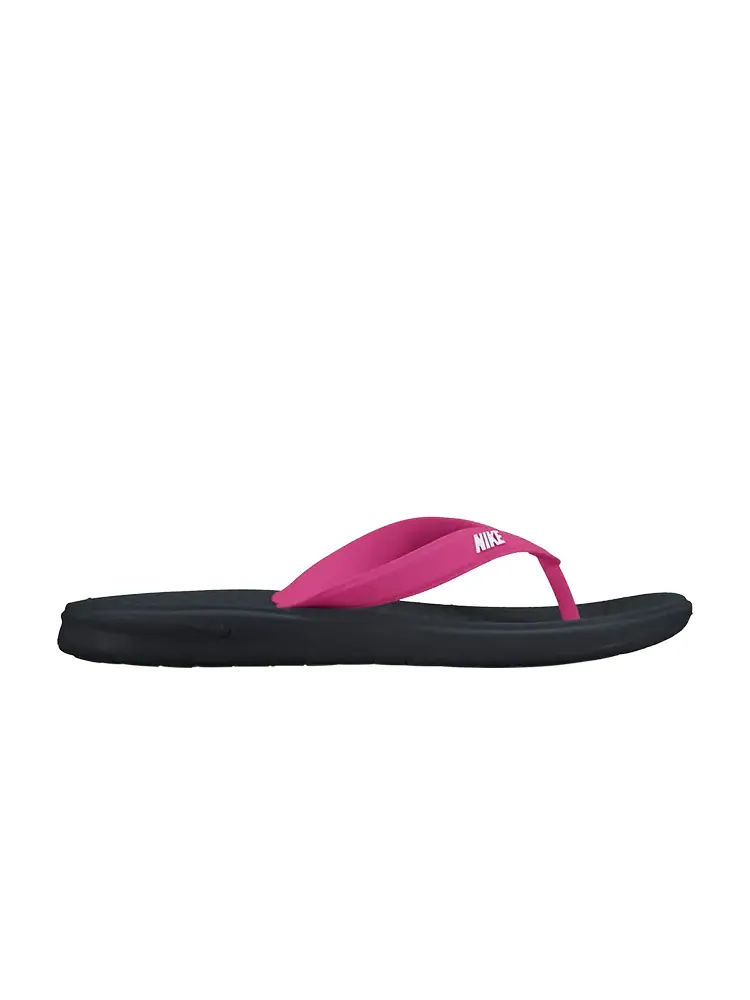 Кроссовки Nike Wmns Solar Thong 'Black White Vivid Pink' — изображение 1 из 1, черный