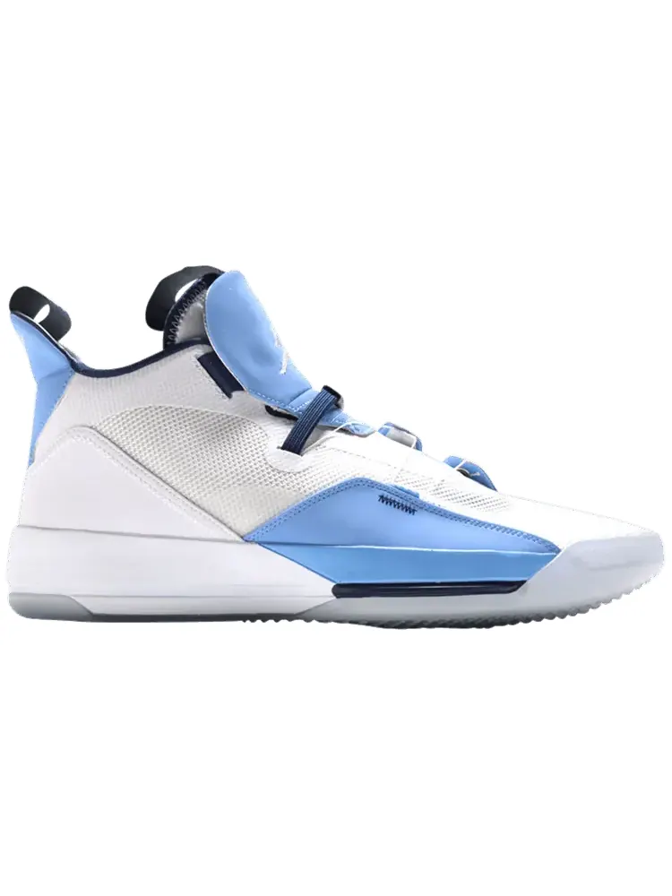 Кроссовки Air Jordan 33 'UNC Home' PE — изображение 1 из 1, белый