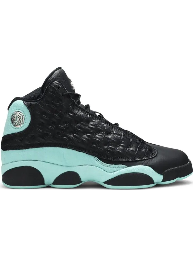 Кроссовки Air Jordan 13 Retro GS Island Green — изображение 1 из 8, бирюзовый