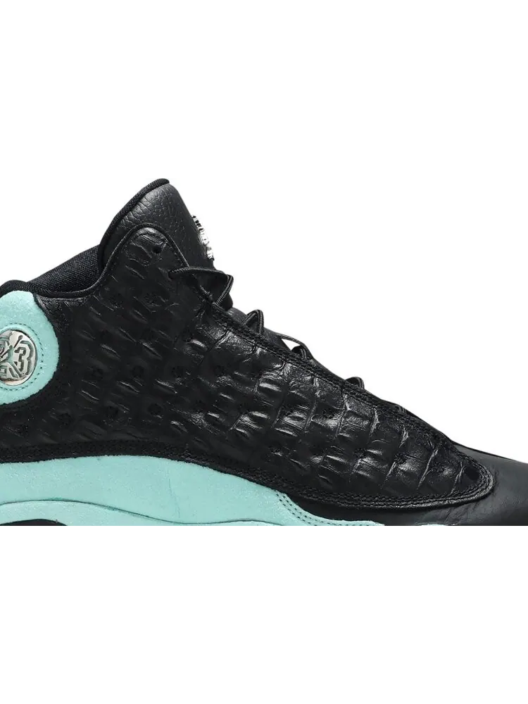 Кроссовки Air Jordan 13 Retro GS Island Green — изображение 2 из 8, бирюзовый