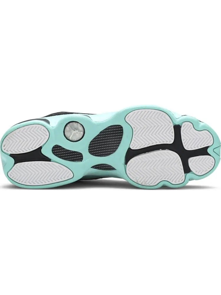 Кроссовки Air Jordan 13 Retro GS Island Green — изображение 4 из 8, бирюзовый