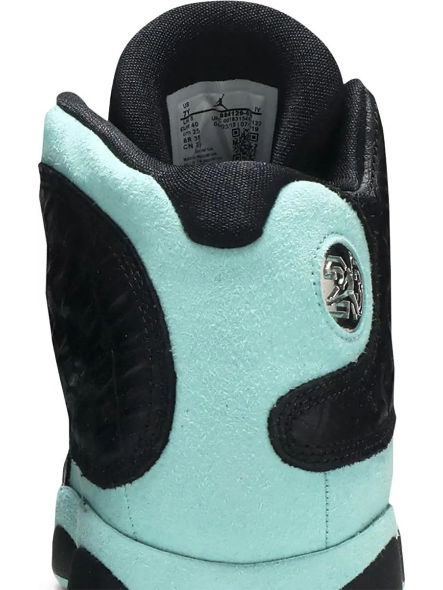 Кроссовки Air Jordan 13 Retro GS Island Green — изображение 7 из 8, бирюзовый
