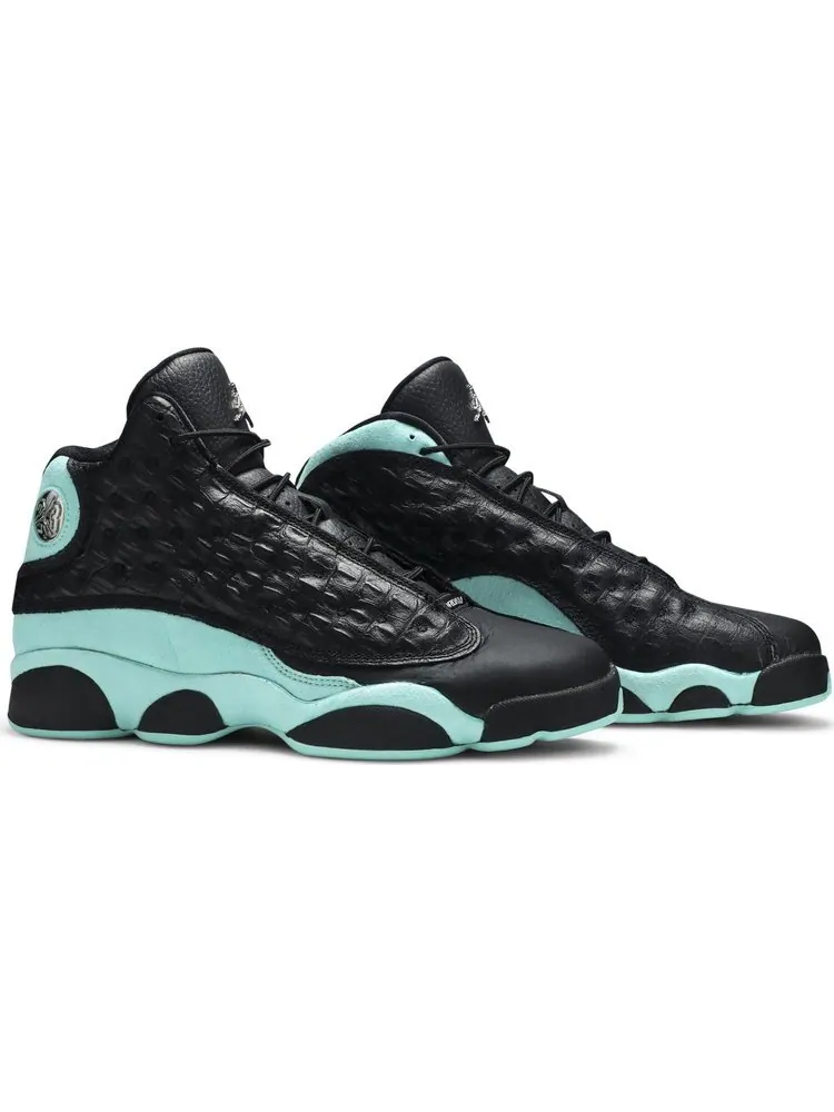 Кроссовки Air Jordan 13 Retro GS Island Green — изображение 8 из 8, бирюзовый