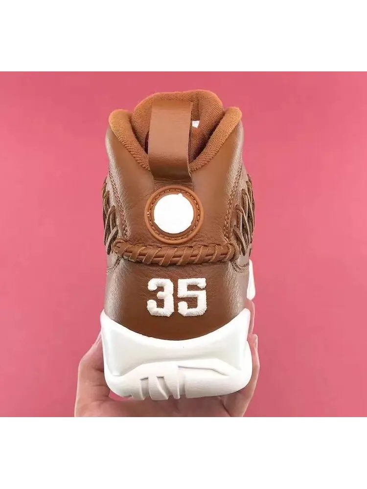 Кроссовки Air Jordan 9 Retro Pinnacle Baseball Glove Brown — изображение 6 из 7, коричневый