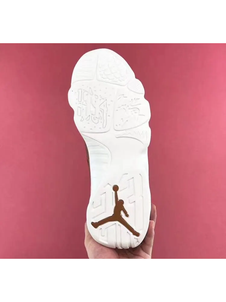 Кроссовки Air Jordan 9 Retro Pinnacle Baseball Glove Brown — изображение 7 из 7, коричневый