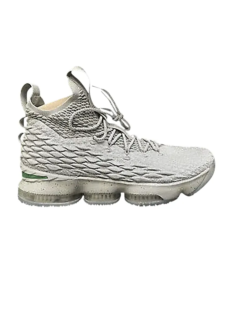 Кроссовки Nike LeBron 15 'Oregon Alternate Away' PE — изображение 1 из 1, серый/зеленый
