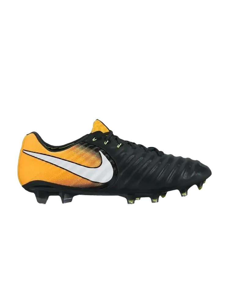 Кроссовки Nike Tiempo Legend 7 FG 'Black Laser Orange' — изображение 1 из 1, черный