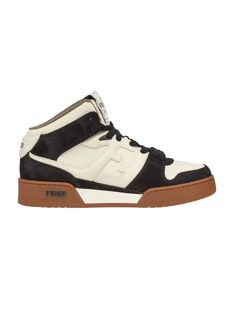 Кроссовки Fendi Wmns Match High White Black