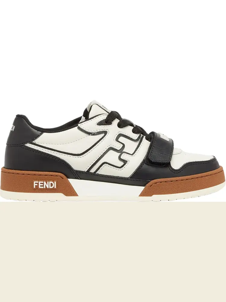 Кроссовки Fendi Wmns Match 'White Black Brown'