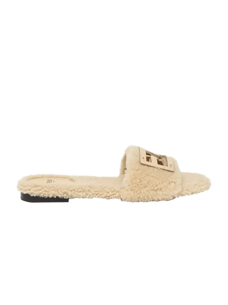 Кроссовки Fendi Wmns Baguette Slides Beige
