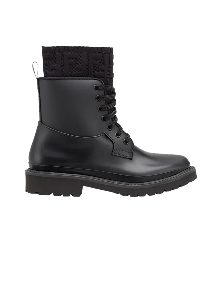 Ботинки Fendi Wmns Rockoko PVC Biker Boot — изображение 1 из 1, черный