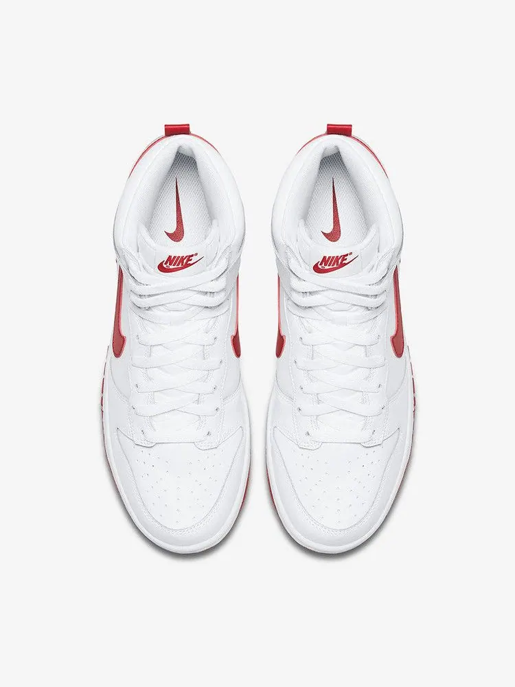 Кроссовки Nike Dunk High — изображение 3 из 6, белый красный