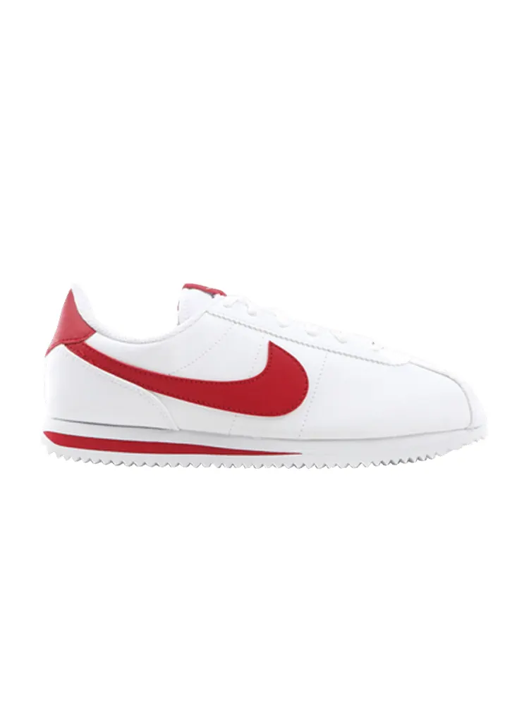 Кроссовки Nike Cortez Basic SL GS 'White Gym Red' — изображение 1 из 1, белый/красный