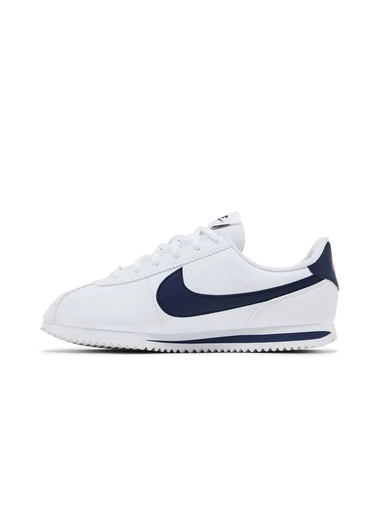Кроссовки Cortez Basic SL GS 'White Neutral Indigo' — изображение 3 из 8, белый индиго