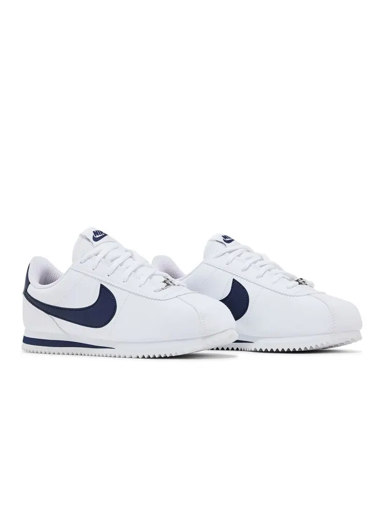 Кроссовки Cortez Basic SL GS 'White Neutral Indigo' — изображение 8 из 8, белый индиго